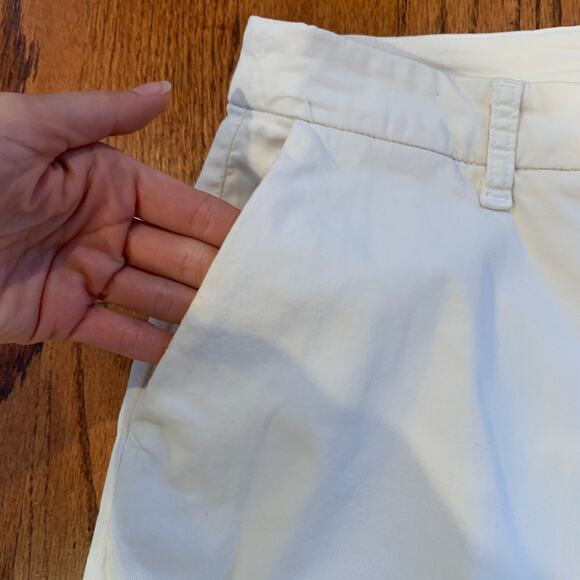 Frank & Eileen Wicklow Cotton Pant Trousers MSRP $288 | Off White | Size 4 - Picture 3 of 10